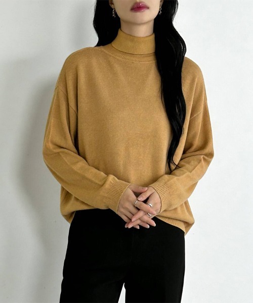 セール】選べる3タイプ×カシミヤタッチニットトップス（ニット