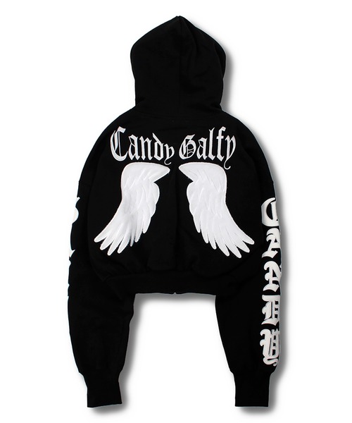 GALFY ガルフィー エンジェルギャルパーカー 黒 GALFY-エンジェルギャルパーカー（パーカー）｜GALFY（ガルフィー）の