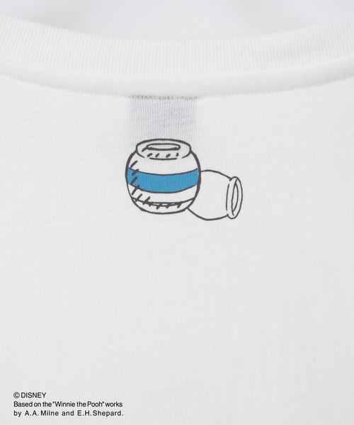 Honeys(ハニーズ)の「プーさん/長袖Tシャツ(Tシャツ/カットソー・レディース・グリーン/オフホワイト/スミクロ/ベージュ・L/LL/M)」の12枚目の写真