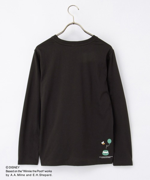 Honeys(ハニーズ)の「プーさん/長袖Tシャツ(Tシャツ/カットソー・レディース・グリーン/オフホワイト/スミクロ/ベージュ・L/LL/M)」の16枚目の写真