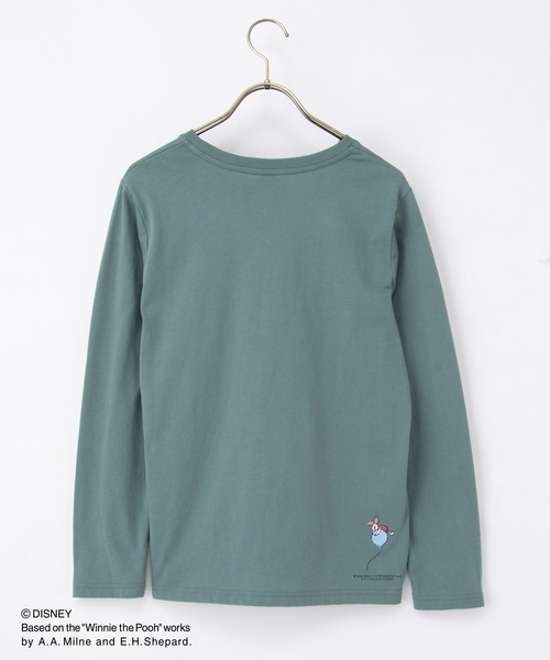 Honeys(ハニーズ)の「プーさん/長袖Tシャツ(Tシャツ/カットソー・レディース・グリーン/オフホワイト/スミクロ/ベージュ・L/LL/M)」の22枚目の写真