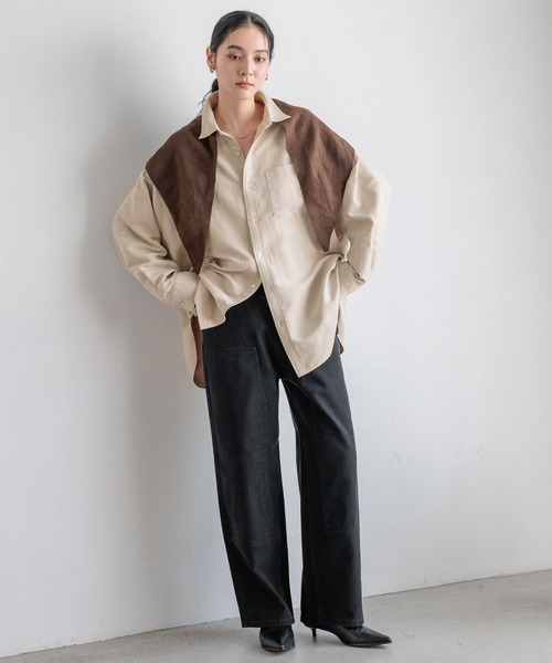 LOWRYS FARM（ローリーズファーム）の「サンカクストール　579535（ストール/ショール・レディース・ブラウン/グレー/レッド・FREE）」の20枚目の写真