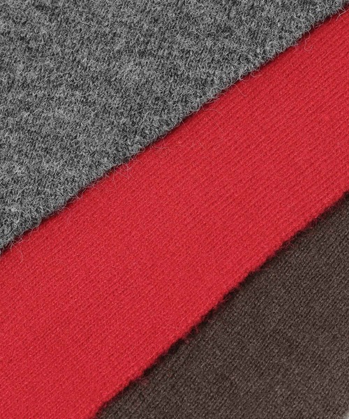 LOWRYS FARM（ローリーズファーム）の「サンカクストール　579535（ストール/ショール・レディース・ブラウン/グレー/レッド・FREE）」の11枚目の写真