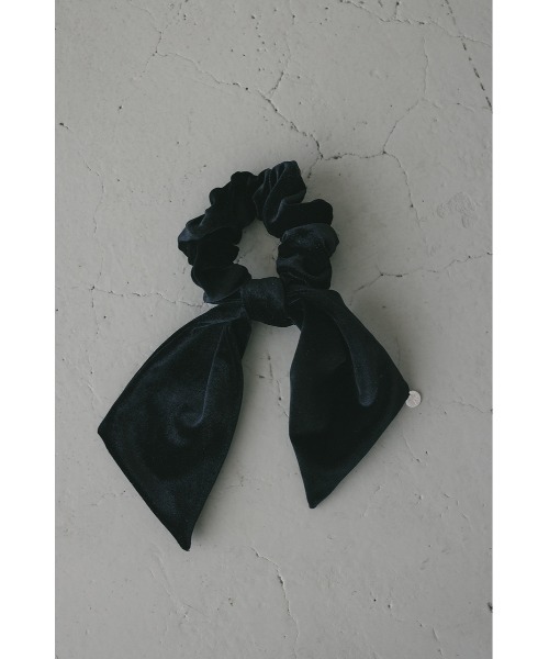 STYLEMIXER（スタイルミキサー）の「【大人気】ベロアリボンシュシュ（シュシュ・レディース・ブラック/グレー・FREE）」の8枚目の写真