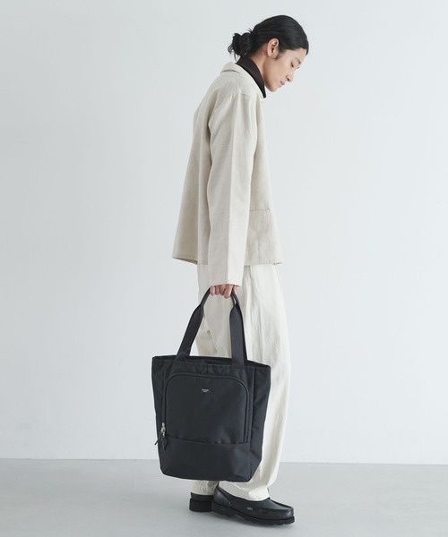 STANDARD SUPPLY(スタンダードサプライ)の「スタンダードサプライ / EFFECT エフェクト / ESSENTIAL TOTE エッセンシャルトート(トートバッグ・レディース・ブラック/ベージュ/グレー・FREE)」の6枚目の写真