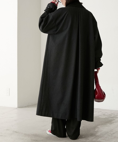 クリステンセン　濃紺コーデュロイ ロングコート クリステンセン 濃紺コーデュロイ ロングコート クリステンセン濃紺