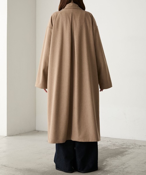 BONLECILL（ボンルシール）の「襟コーデュロイリバーメルトンロング