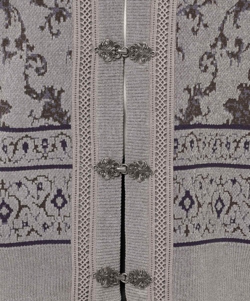 HARE（ハレ）の「メタルボタンダマスクニットカーディガン(HARE)（カーディガン/ボレロ・メンズ・グレー/グリーン/ブラック/グレー系その他・FREE）」の21枚目の写真