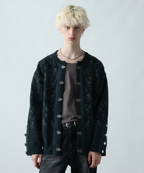 メタルボタンダマスクニットカーディガン(HARE)（カーディガン/ボレロ