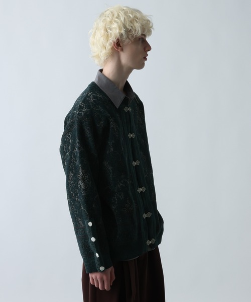 メタルボタンダマスクニットカーディガン(HARE)（カーディガン/ボレロ