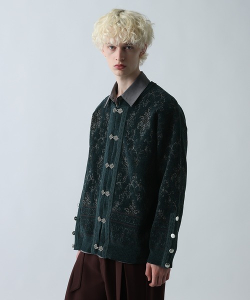 メタルボタンダマスクニットカーディガン(HARE)（カーディガン