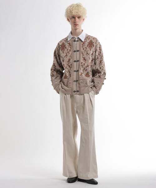 HARE メタルボタンダマスクニットカーディガン メタルボタンダマスクニットカーディガン(HARE)（カーディガン/ボレロ