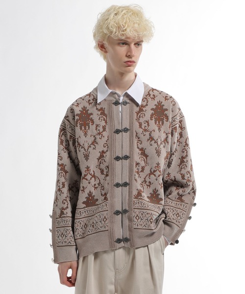 メタルボタンダマスクニットカーディガン(HARE)（カーディガン/ボレロ