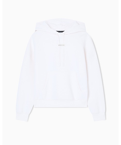 ARMANI EXCHANGE（アルマーニエクスチェンジ）の「【A|X アルマーニ エクスチェンジ】ロゴラベル フーデッドスウェットプルオーバー（スウェット・レディース・ベージュ/ホワイト・LARGE/MEDIUM/SMALL/X-LARGE/X-SMALL）」の5枚目の写真