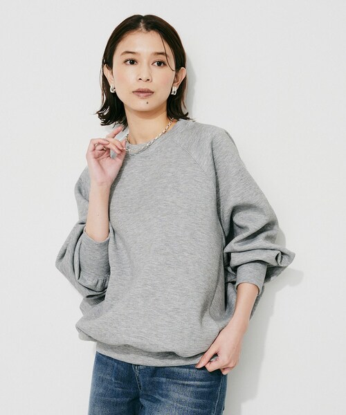 UNTITLED(アンタイトル)の「【upper hights】THE BROOKE 3D プルオーバーカットソー(Tシャツ/カットソー・レディース・アイボリー/グレー・02)」の2枚目の写真