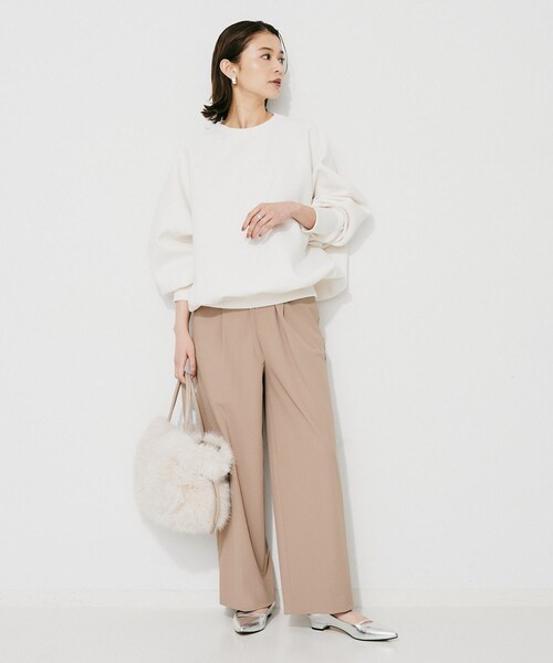 UNTITLED(アンタイトル)の「【upper hights】THE BROOKE 3D プルオーバーカットソー(Tシャツ/カットソー・レディース・アイボリー/グレー・02)」の3枚目の写真