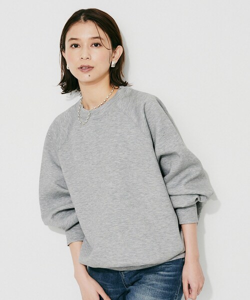 UNTITLED(アンタイトル)の「【upper hights】THE BROOKE 3D プルオーバーカットソー(Tシャツ/カットソー・レディース・アイボリー/グレー・02)」の5枚目の写真