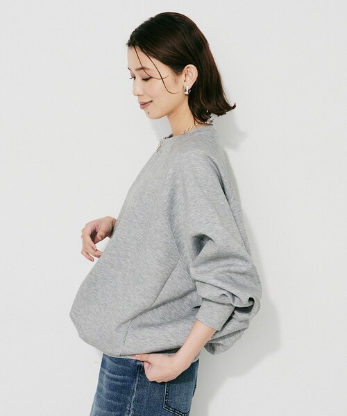 UNTITLED(アンタイトル)の「【upper hights】THE BROOKE 3D プルオーバーカットソー(Tシャツ/カットソー・レディース・アイボリー/グレー・02)」の6枚目の写真