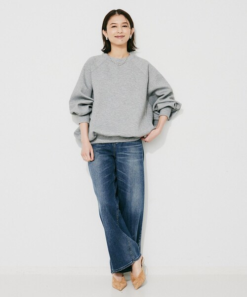 UNTITLED(アンタイトル)の「【upper hights】THE BROOKE 3D プルオーバーカットソー(Tシャツ/カットソー・レディース・アイボリー/グレー・02)」の7枚目の写真