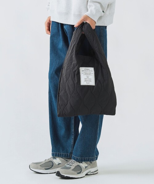 BEAMS HEART(ビームスハート)の「ミニタリー キルト ハンドバッグ(ハンドバッグ・メンズ・ブラック/オリーブ/ホワイト・ONE SIZE)」の5枚目の写真