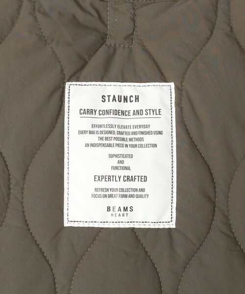 BEAMS HEART(ビームスハート)の「ミニタリー キルト ハンドバッグ(ハンドバッグ・メンズ・ブラック/オリーブ/ホワイト・ONE SIZE)」の11枚目の写真