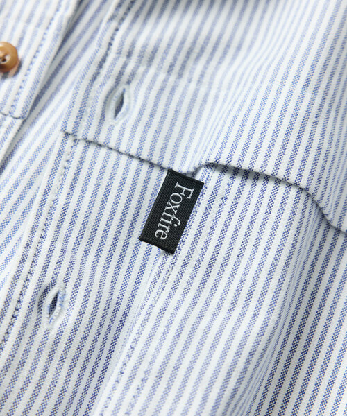 Foxfire（フォックスファイヤー）の「Foxfire/フォックスファイヤー 別注 オックスフォード クロップド フィッシングポケット ロングスリーブシャツ（シャツ/ブラウス・メンズ・その他13/ライトグレー/ブルー・LARGE/MEDIUM）」の21枚目の写真