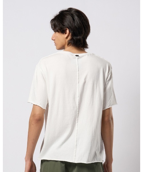 wjk（ダヴルジェイケイ）の「splash ARMY S/S（Tシャツ/カットソー・メンズ・ホワイト/グレー/ブルー・SMALL/MEDIUM/LARGE/X-LARGE）」の9枚目の写真