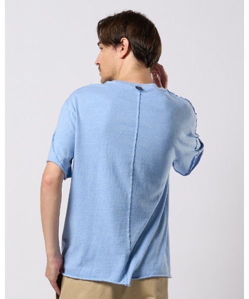 wjk（ダヴルジェイケイ）の「splash ARMY S/S（Tシャツ/カットソー・メンズ・ホワイト/グレー/ブルー・SMALL/MEDIUM/LARGE/X-LARGE）」の12枚目の写真