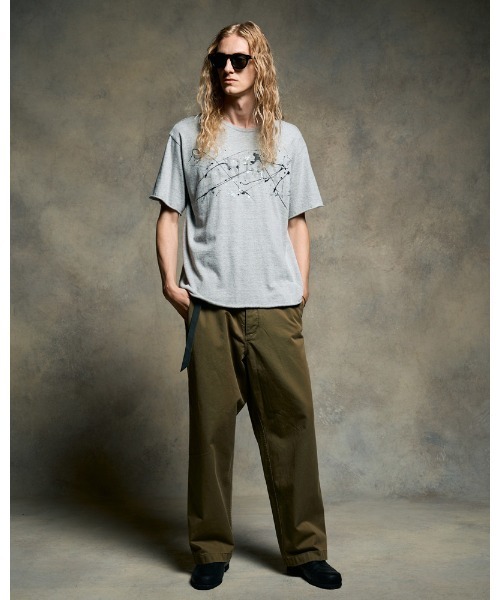 wjk（ダヴルジェイケイ）の「splash ARMY S/S（Tシャツ/カットソー・メンズ・ホワイト/グレー/ブルー・SMALL/MEDIUM/LARGE/X-LARGE）」の13枚目の写真