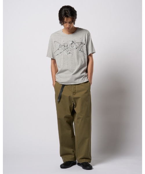 wjk（ダヴルジェイケイ）の「splash ARMY S/S（Tシャツ/カットソー・メンズ・ホワイト/グレー/ブルー・SMALL/MEDIUM/LARGE/X-LARGE）」の15枚目の写真