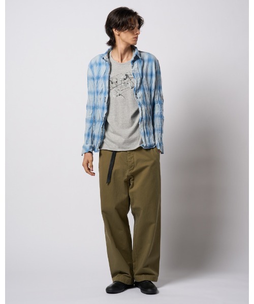 wjk（ダヴルジェイケイ）の「splash ARMY S/S（Tシャツ/カットソー・メンズ・ホワイト/グレー/ブルー・SMALL/MEDIUM/LARGE/X-LARGE）」の16枚目の写真