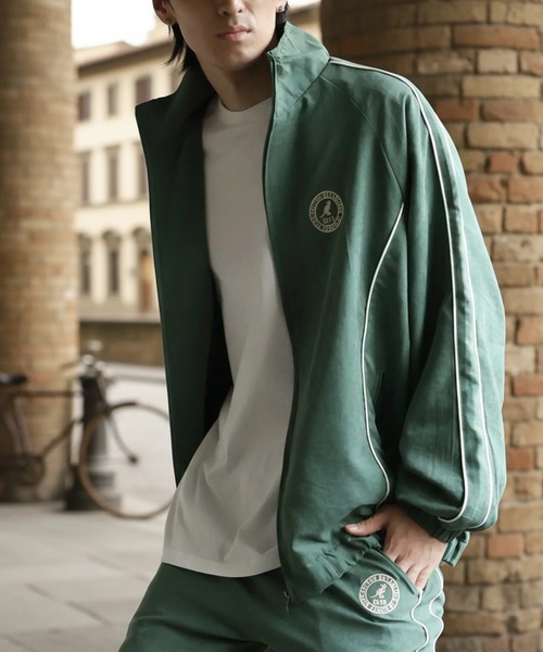 KANGOL（カンゴール）の「【KANGOL/カンゴール】ピーチスキン パイピング トラック ジャケット（その他アウター・メンズ・ネイビー/ブラック/ブラウン/グリーン・XL/M/L）」の3枚目の写真