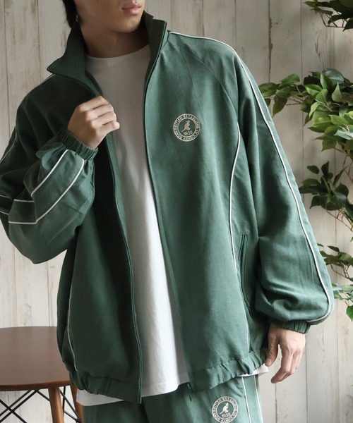 KANGOL（カンゴール）の「【KANGOL/カンゴール】ピーチスキン パイピング トラック ジャケット（その他アウター・メンズ・ネイビー/ブラック/ブラウン/グリーン・XL/M/L）」の21枚目の写真