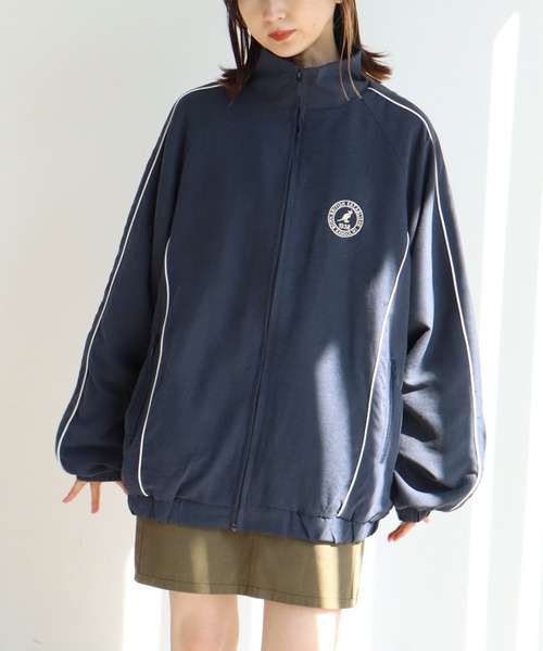 KANGOL（カンゴール）の「【KANGOL/カンゴール】ピーチスキン パイピング トラック ジャケット（その他アウター・メンズ・ネイビー/ブラック/ブラウン/グリーン・XL/M/L）」の13枚目の写真