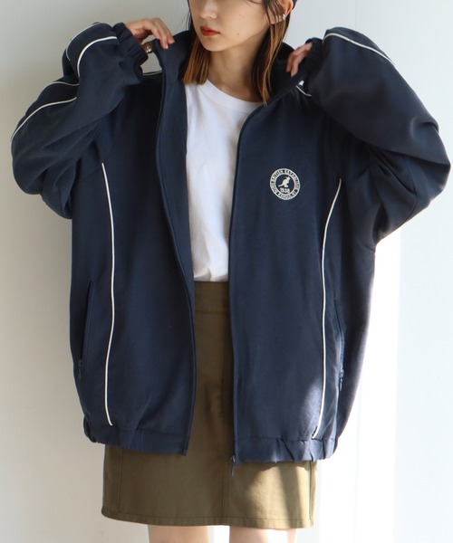 KANGOL（カンゴール）の「【KANGOL/カンゴール】ピーチスキン パイピング トラック ジャケット（その他アウター・メンズ・ネイビー/ブラック/ブラウン/グリーン・XL/M/L）」の12枚目の写真