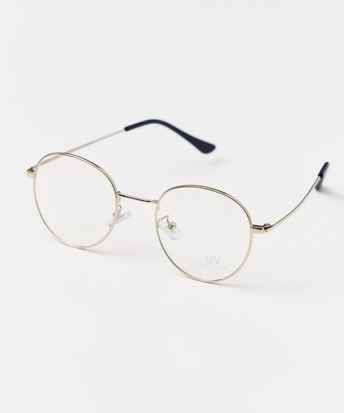 salle de bal（サルデバル）の「伊達メガネ　サングラス　ラウンドグラス　SPI（メガネ・レディース・シルバー/ブラック/ワイン/ゴールド・FREE）」の3枚目の写真