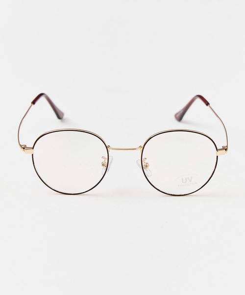 salle de bal（サルデバル）の「伊達メガネ　サングラス　ラウンドグラス　SPI（メガネ・レディース・シルバー/ブラック/ワイン/ゴールド・FREE）」の10枚目の写真