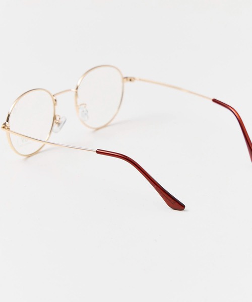 salle de bal（サルデバル）の「伊達メガネ　サングラス　ラウンドグラス　SPI（メガネ・レディース・シルバー/ブラック/ワイン/ゴールド・FREE）」の9枚目の写真