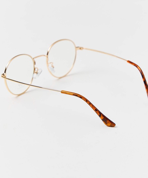 salle de bal（サルデバル）の「伊達メガネ　サングラス　ラウンドグラス　SPI（メガネ・レディース・シルバー/ブラック/ワイン/ゴールド・FREE）」の6枚目の写真