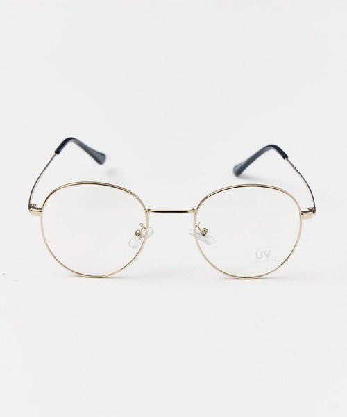 salle de bal（サルデバル）の「伊達メガネ　サングラス　ラウンドグラス　SPI（メガネ・レディース・シルバー/ブラック/ワイン/ゴールド・FREE）」の7枚目の写真