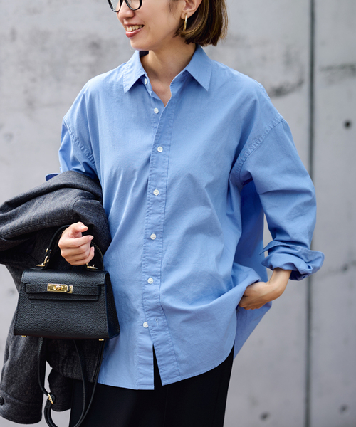 【新品】FRAMeWORK コットンレギュラーカラーシャツ　フレームワーク ≪追加≫コットンレギュラーカラーシャツ（シャツ／ブラウス