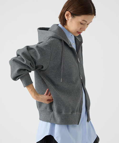 IENA（イエナ）の「ベアWニットコンパクトジップアップフーディー 