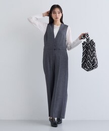 【トレンド/スタイルアップ】ストレッチコンビネゾン