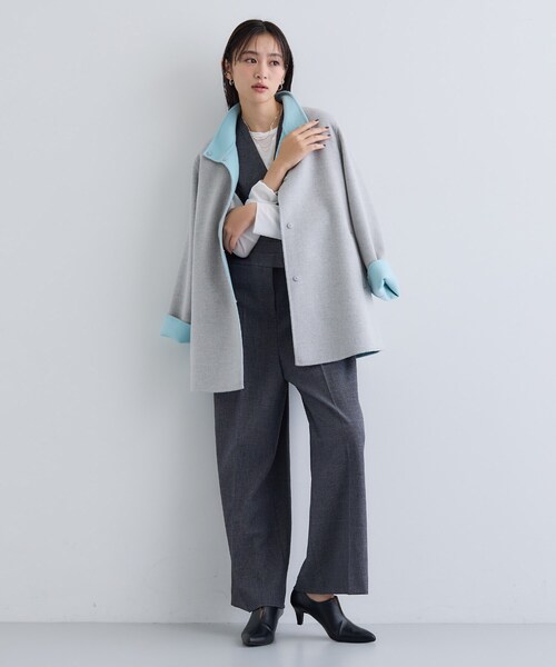 INDIVI(インディヴィ)の「【トレンド/スタイルアップ】ストレッチコンビネゾン(サロペット/オーバーオール・レディース・ブラック/グレー系その他4・40/38/36/05/15 /13)」の10枚目の写真