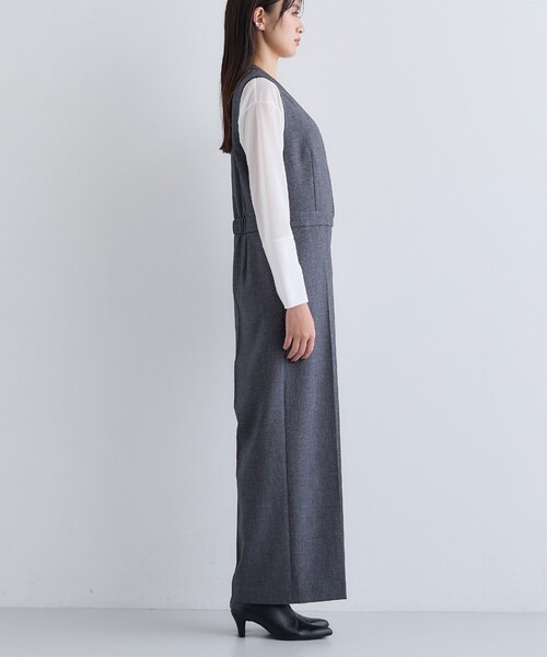 INDIVI(インディヴィ)の「【トレンド/スタイルアップ】ストレッチコンビネゾン(サロペット/オーバーオール・レディース・ブラック/グレー系その他4・40/38/36/05/15 /13)」の13枚目の写真