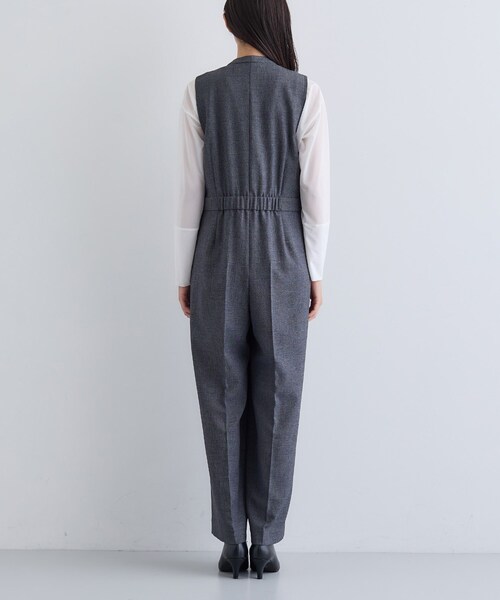 INDIVI(インディヴィ)の「【トレンド/スタイルアップ】ストレッチコンビネゾン(サロペット/オーバーオール・レディース・ブラック/グレー系その他4・40/38/36/05/15 /13)」の14枚目の写真