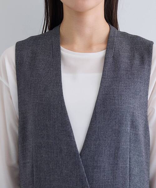 INDIVI(インディヴィ)の「【トレンド/スタイルアップ】ストレッチコンビネゾン(サロペット/オーバーオール・レディース・ブラック/グレー系その他4・40/38/36/05/15 /13)」の15枚目の写真