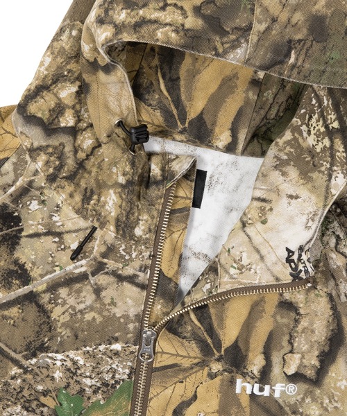 HUF X REALTREE eightynine HOODED JACKET（ブルゾン）｜HUF（ハフ）の