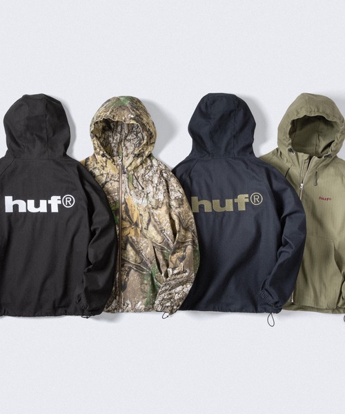 HUF X REALTREE eightynine HOODED JACKET（ブルゾン）｜HUF（ハフ）の