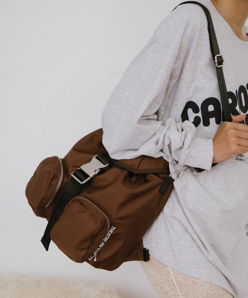 THEATRE PRODUCTS（シアタープロダクツ）の「ナイロンツイル2WAYバックパック（バックパック/リュック・レディース・ブラウン/ブラック・FREE）」の17枚目の写真